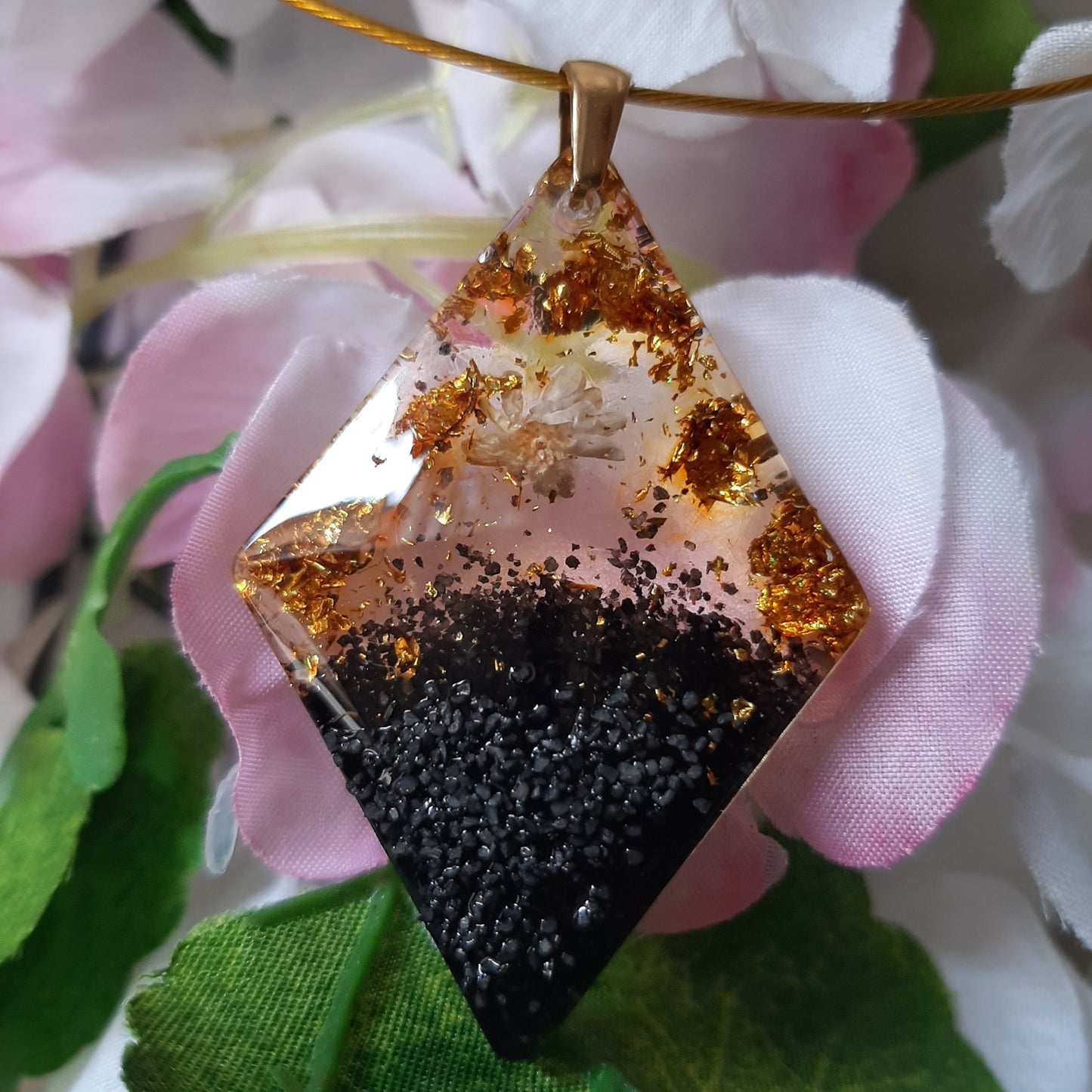 Ciondolo rombo giorno e notte