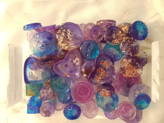 bottoni in resina colorati