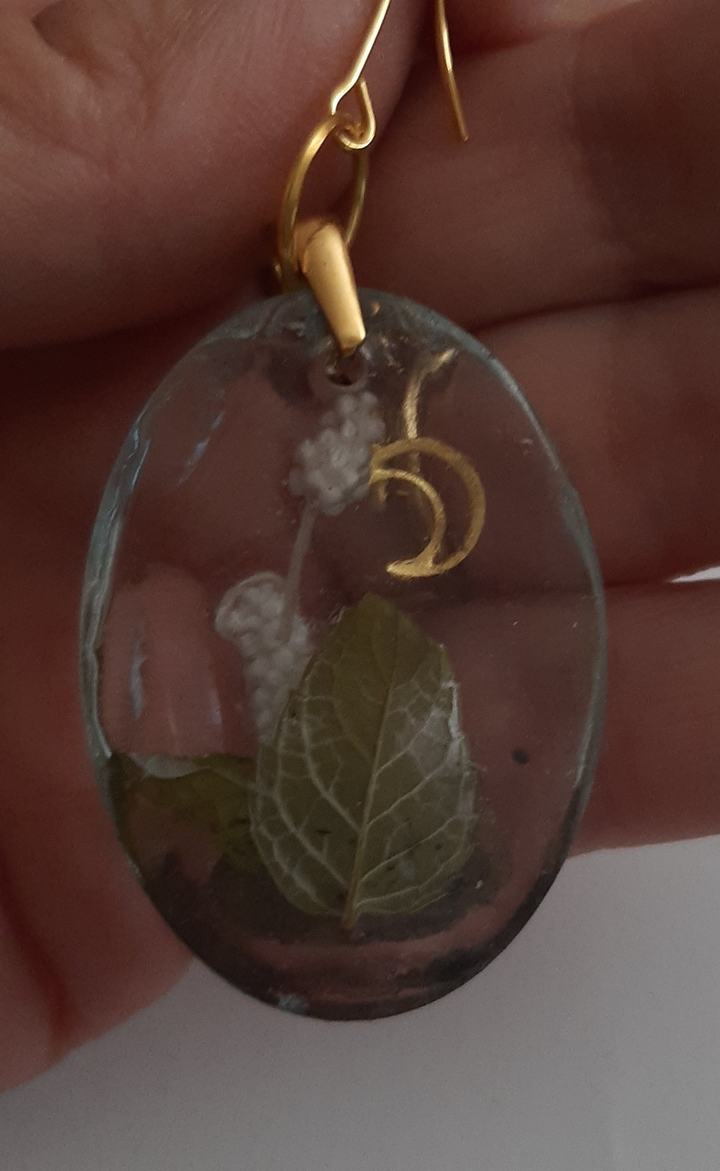 ciondolo foglie di menta