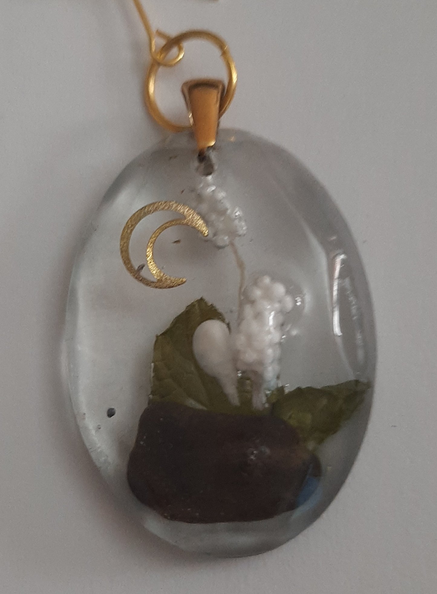 ciondolo foglie di menta