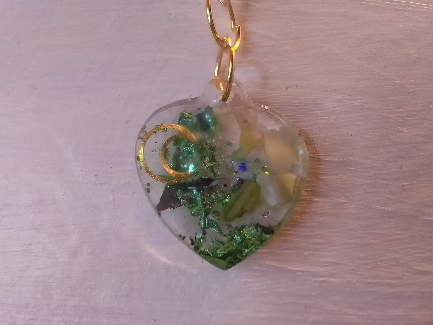 Ciondolo da donna cuore-luna