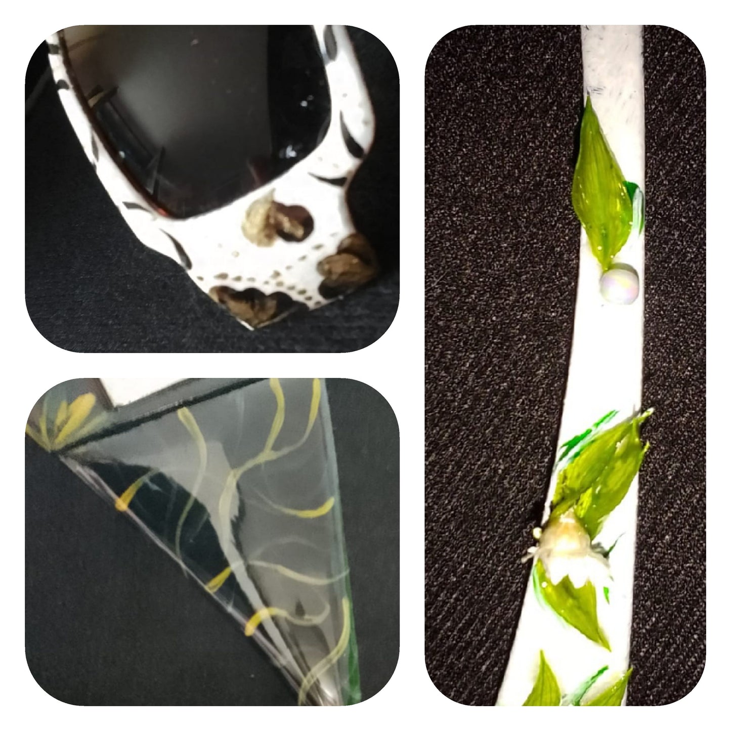 Montature uniche con decorazioni creative