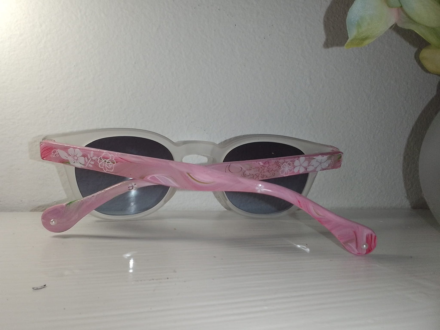 occhiali decorati dipinti a mano